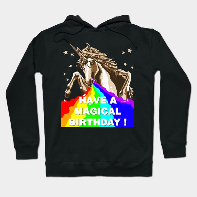 Have a Magical Birthday! Hoodie by NewSignCreation